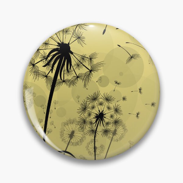 Item preview, Dandelions with Yellow Background designed and sold by TurquoiseBird.