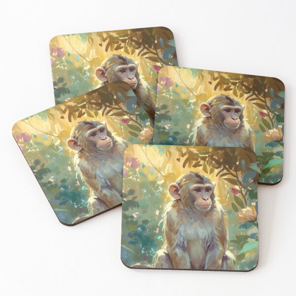 Item preview, Monkey theme jungle designed and sold by lepetitgekko.