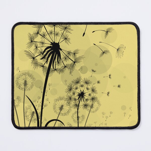 Item preview, Dandelions with Yellow Background designed and sold by TurquoiseBird.