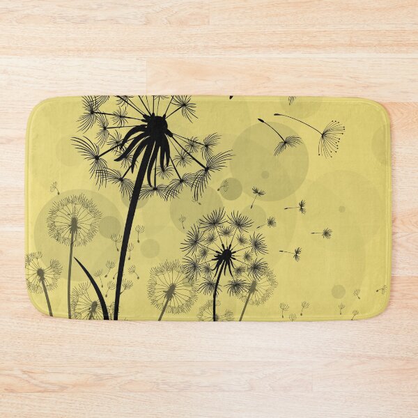 Item preview, Dandelions with Yellow Background designed and sold by TurquoiseBird.