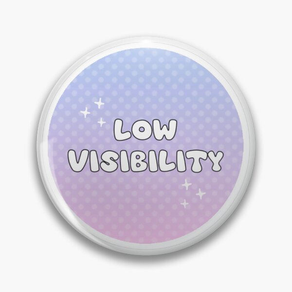 Item preview, Low Visibility Fursuit/Anime Convention Pin designed and sold by peskybeeez.