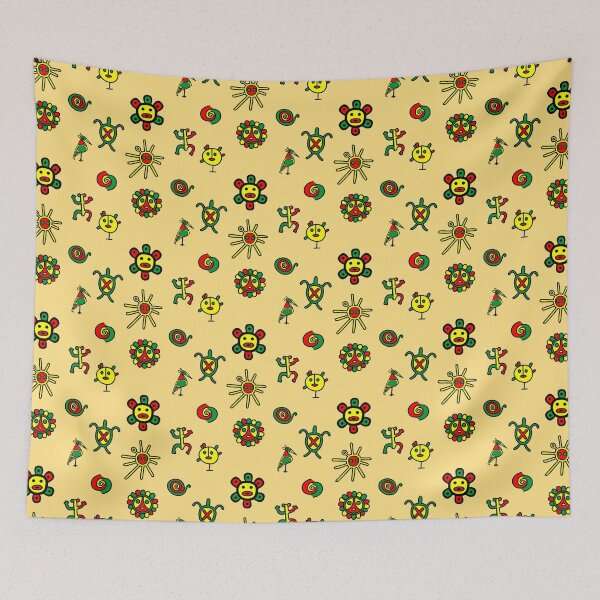 Item preview, Puerto Rico Taino Symbols Afro Boricua Colors Green Yellow Red Black designed and sold by byDarling.