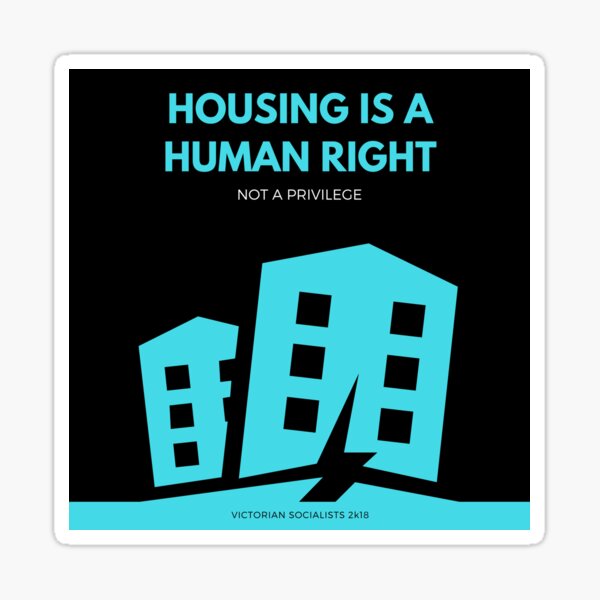 Housing is a Human Right Sticker