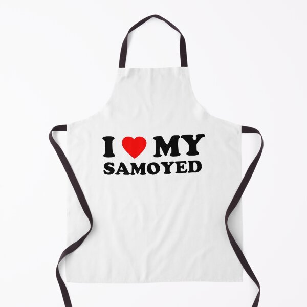 Item preview, I Love My Samoyed Heart Dog Gift designed and sold by Guarddogdrive.