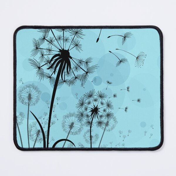 Item preview, Dandelions with Blue Background designed and sold by TurquoiseBird.