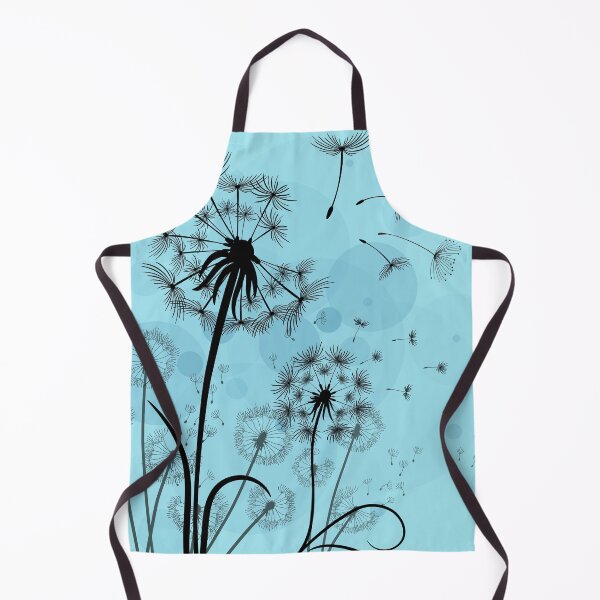 Item preview, Dandelions with Blue Background designed and sold by TurquoiseBird.