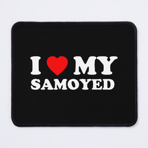 Item preview, I Love My Samoyed Heart Dog Gift designed and sold by Guarddogdrive.