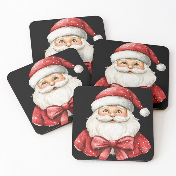 Item preview, Vintage Santa Claus with Coquette Bow designed and sold by RetroPrints.