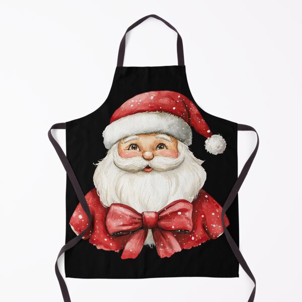 Item preview, Vintage Santa Claus with Coquette Bow designed and sold by RetroPrints.