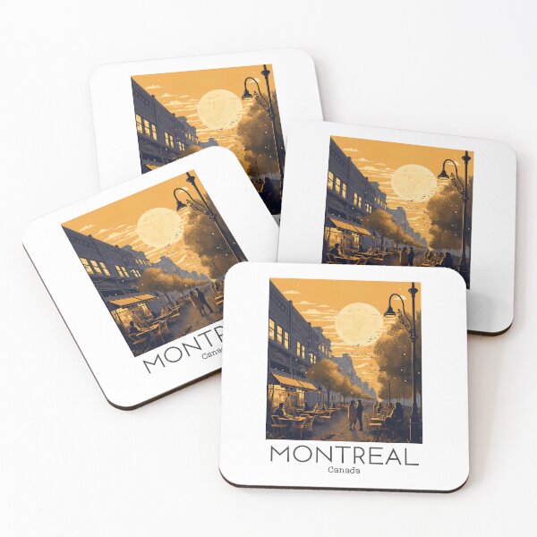 Item preview, A Vintage Travel Illustration of Montreal - Canada  designed and sold by GoodOldVintage.