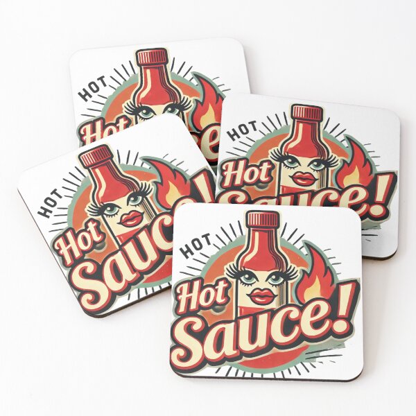 Item preview, Hot Sauce Retro Design designed and sold by Thunderklart.