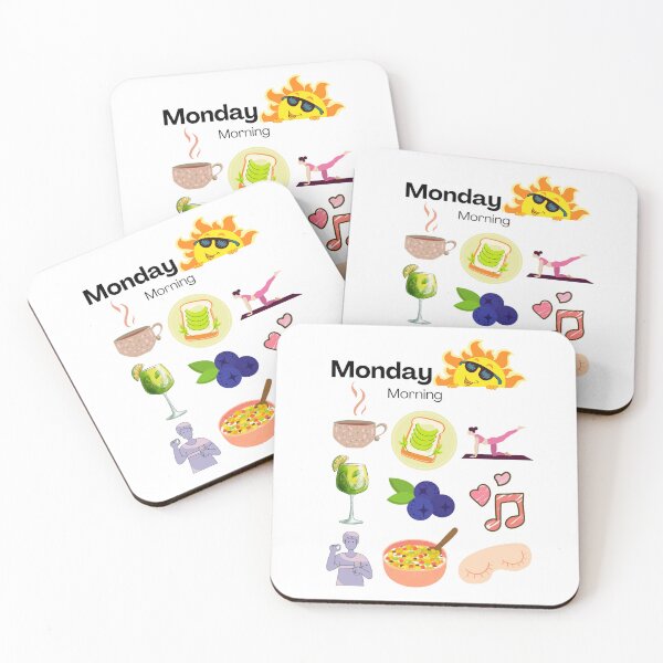 Item preview, every monday morning is a new beginning designed and sold by leylakidesign.