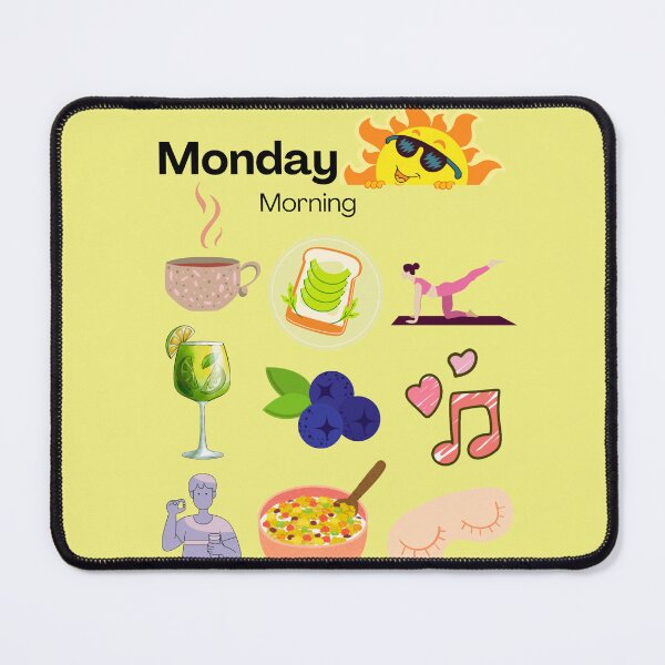 Item preview, every monday morning is a new beginning designed and sold by leylakidesign.