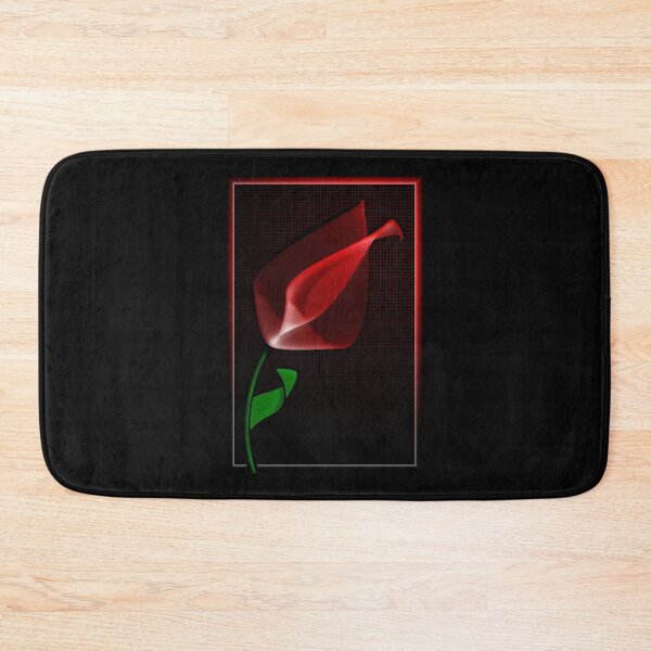 Item preview, Digital Rose Bud on Black designed and sold by Tortoise Productions.