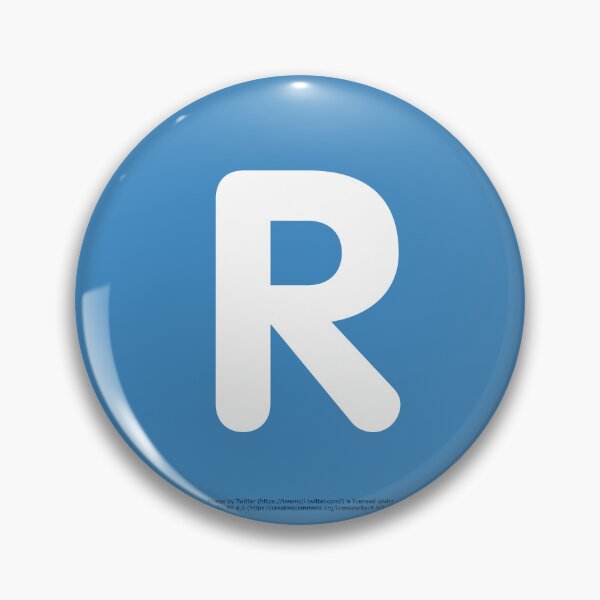Item preview, Letter R Emoji designed and sold by VeryRandomShop.
