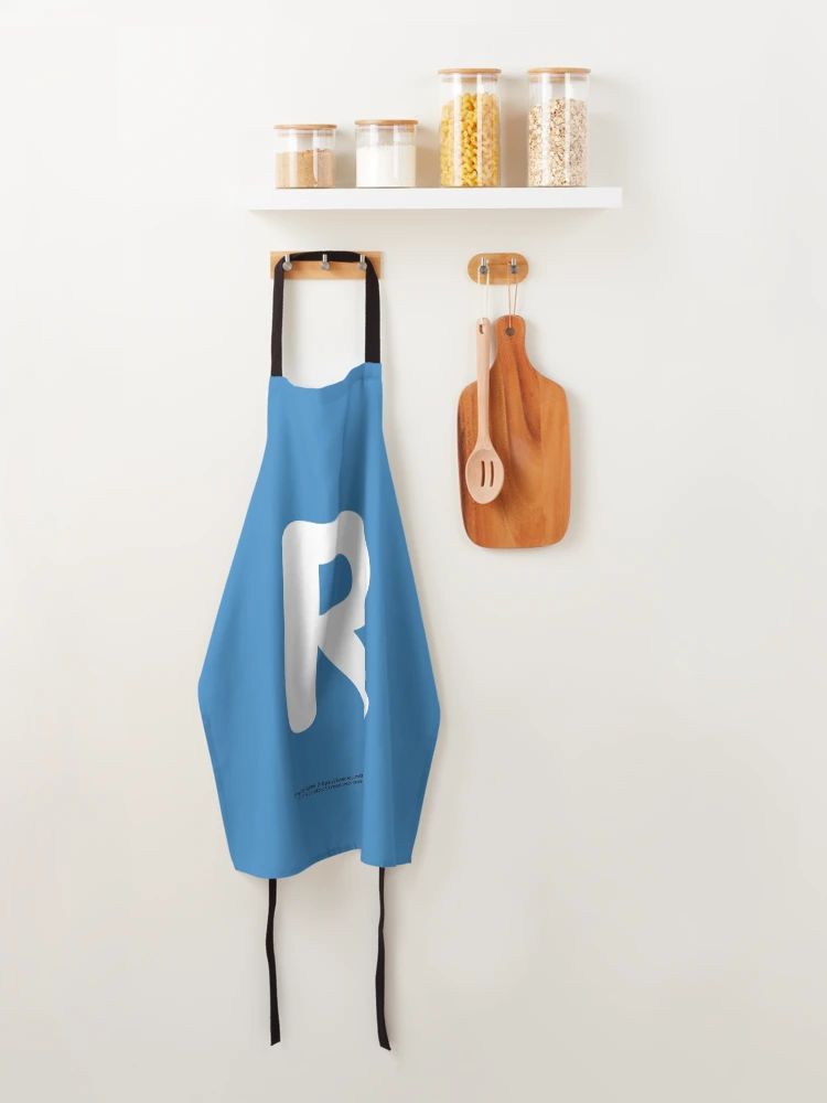 Thumbnail 4 of 6, Apron, Letter R Emoji designed and sold by VeryRandomShop.
