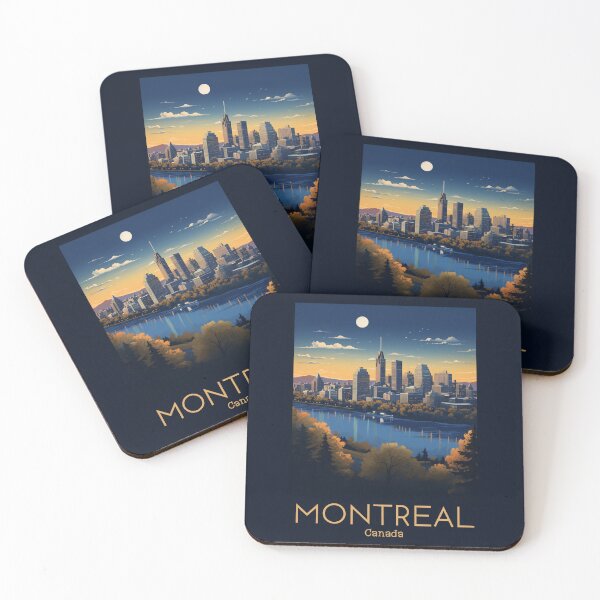 Item preview, A Vintage Travel Illustration of Montreal - Canada  designed and sold by GoodOldVintage.