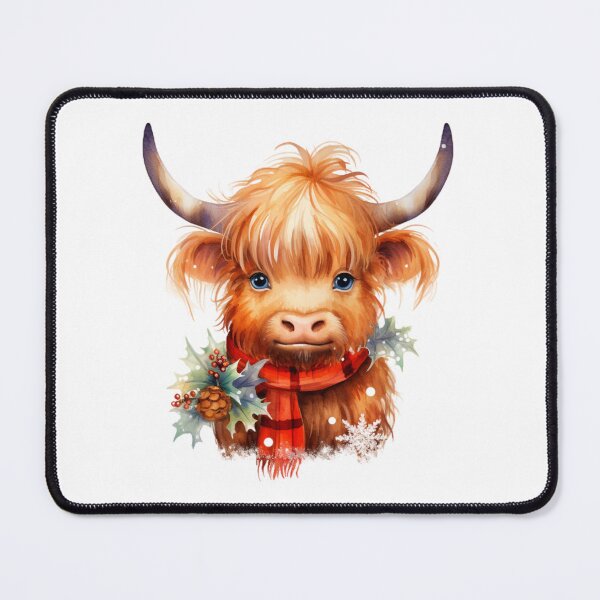 Item preview, Highland Cow Christmas designed and sold by Krasnovaovaova.