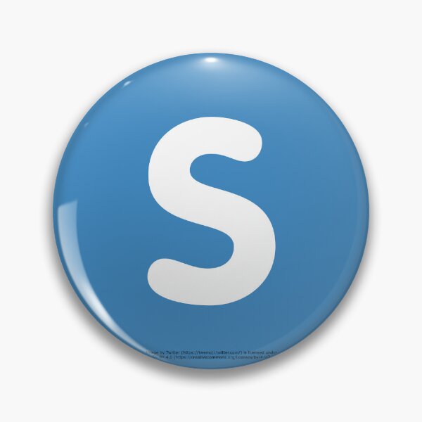 Item preview, Letter S Emoji designed and sold by VeryRandomShop.