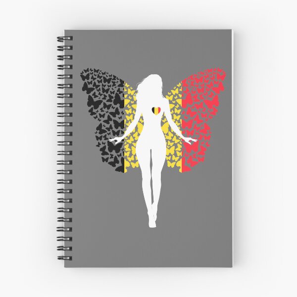 Item preview, Belgian Girl Belgium Flag Roots Pride Butterfly designed and sold by ZNOVANNA.