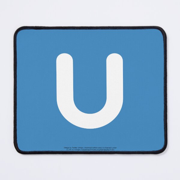 Item preview, Letter U Emoji designed and sold by VeryRandomShop.