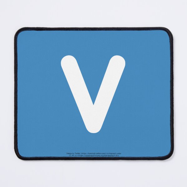 Item preview, Letter V Emoji designed and sold by VeryRandomShop.