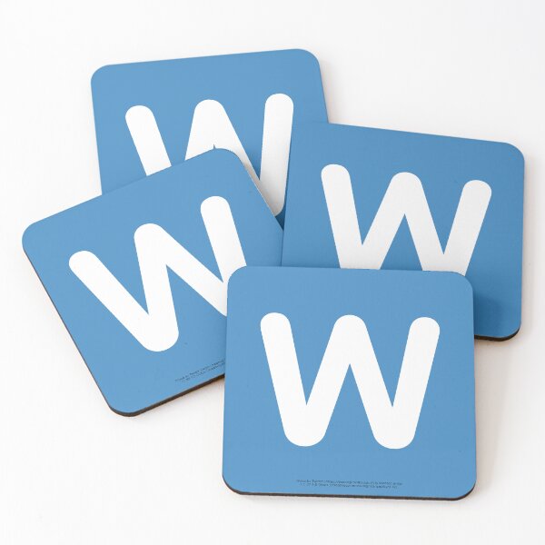 Item preview, Letter W Emoji designed and sold by VeryRandomShop.
