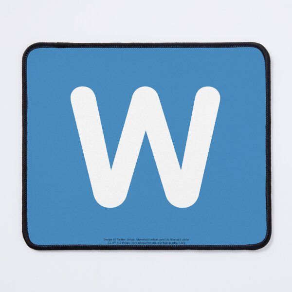 Item preview, Letter W Emoji designed and sold by VeryRandomShop.