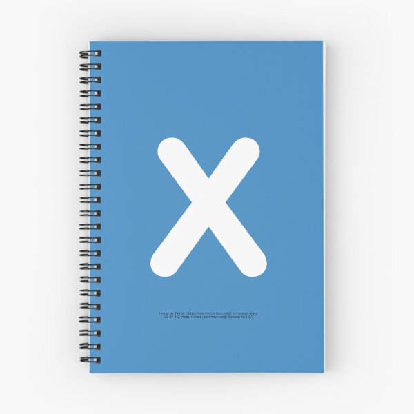 Item preview, Letter X Emoji designed and sold by VeryRandomShop.