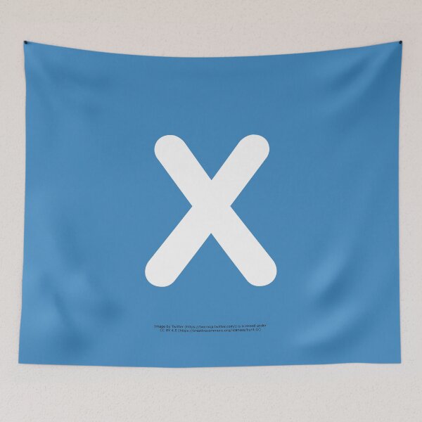 Item preview, Letter X Emoji designed and sold by VeryRandomShop.