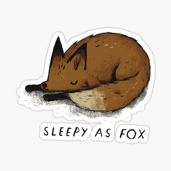 Item preview, sleepy as fox designed and sold by louros.