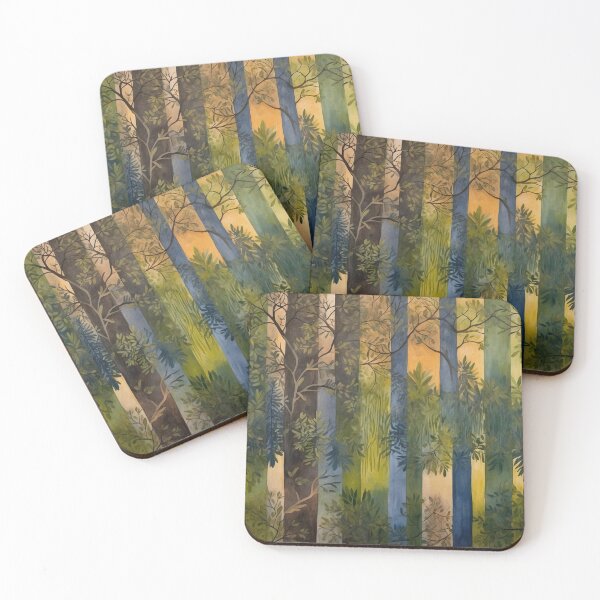 Item preview, Forest Layers in Soft Light designed and sold by ArtComixHaven.