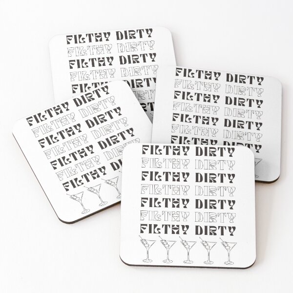 Item preview, Filthy Dirty Martini designed and sold by MoodyGoodsStudio.
