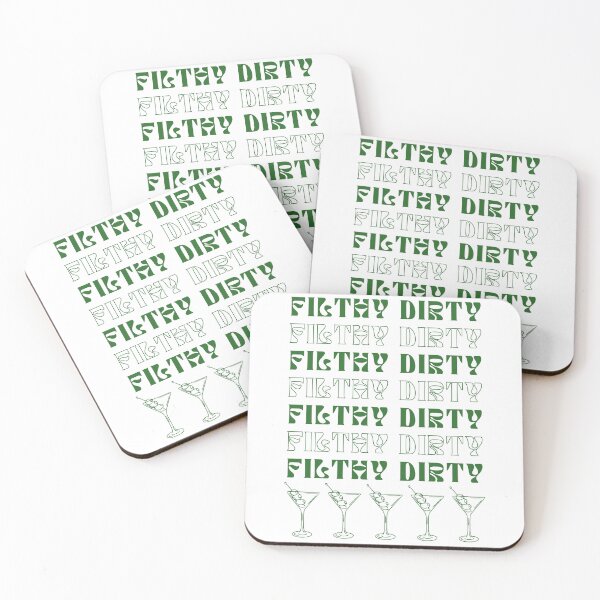 Item preview, Filthy Dirty Martini Green designed and sold by MoodyGoodsStudio.