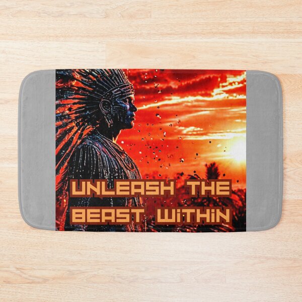 Item preview, Unleash the Beast Within – Tribal Warrior at Sunset designed and sold by MelissaMelovich.