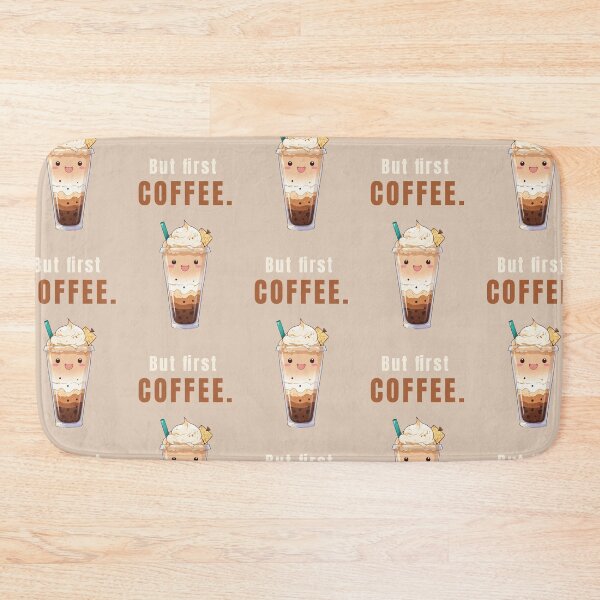 Item preview, Iced coffee quotes kawaii design  designed and sold by La Loca.