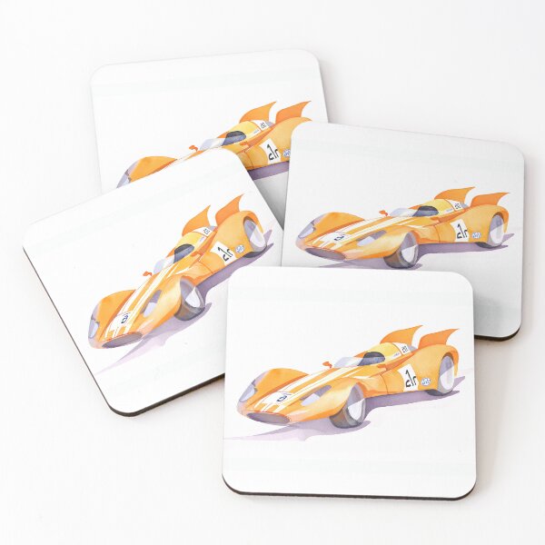 Item preview, Orange race car c1r designed and sold by cosmosadventure.