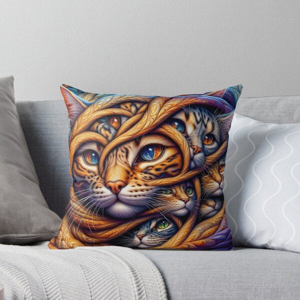 Item preview, Intertwined Cats designed and sold by purplesensation.