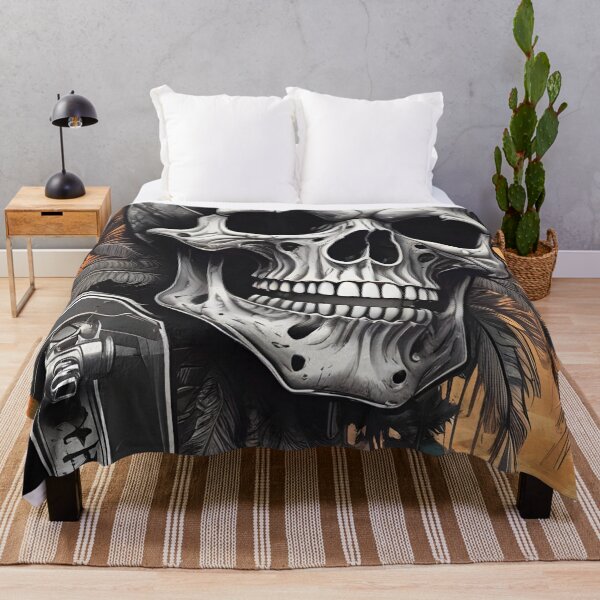 Item preview, Tropical Skater Skull designed and sold by MatrixTattoo.