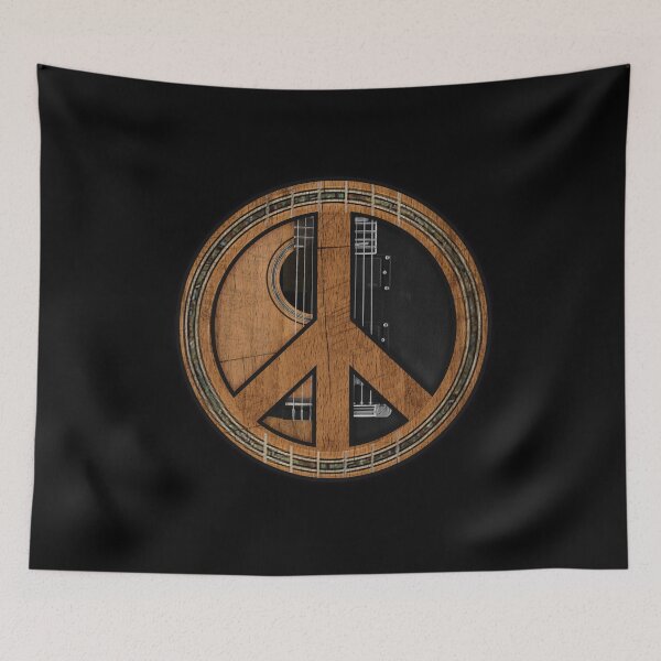 Item preview, Peace Symbol (Guitar) designed and sold by mebyme.