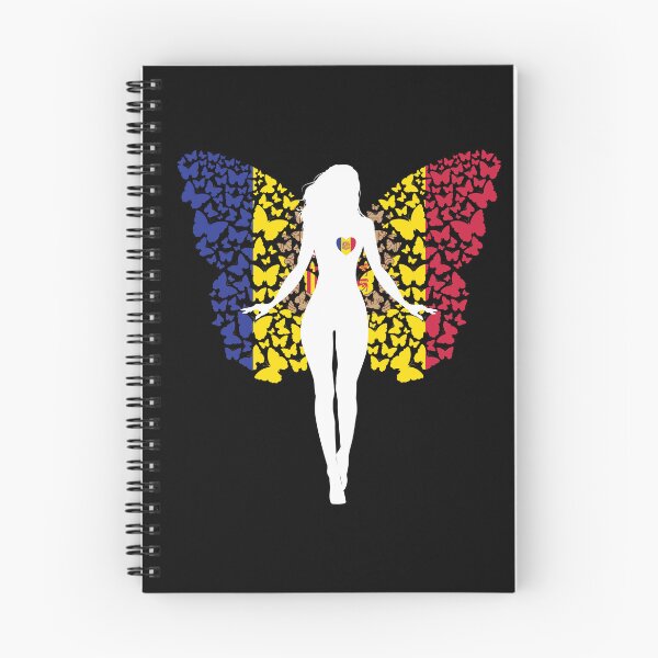 Item preview, Andorra Girl Flag Roots Pride Butterfly designed and sold by ZNOVANNA.