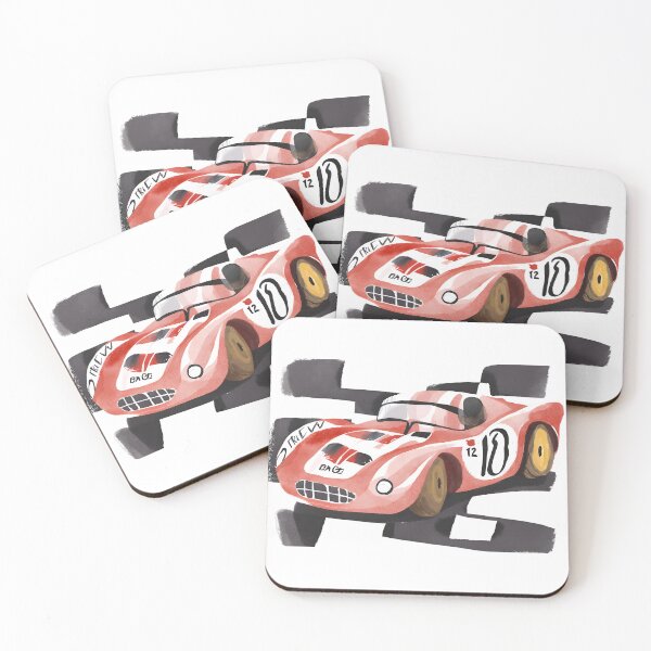 Item preview, Red race car 10 designed and sold by cosmosadventure.