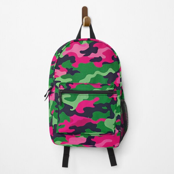 Item preview, PATTERN 040- DARK GREEN AND PINK CAMOUFLAGE - Gift items and personal use / Texture, Camouflage, Green, Pink, Neon, Military, Abstract, Army, Graphic, Art designed and sold by LumDesignArt.