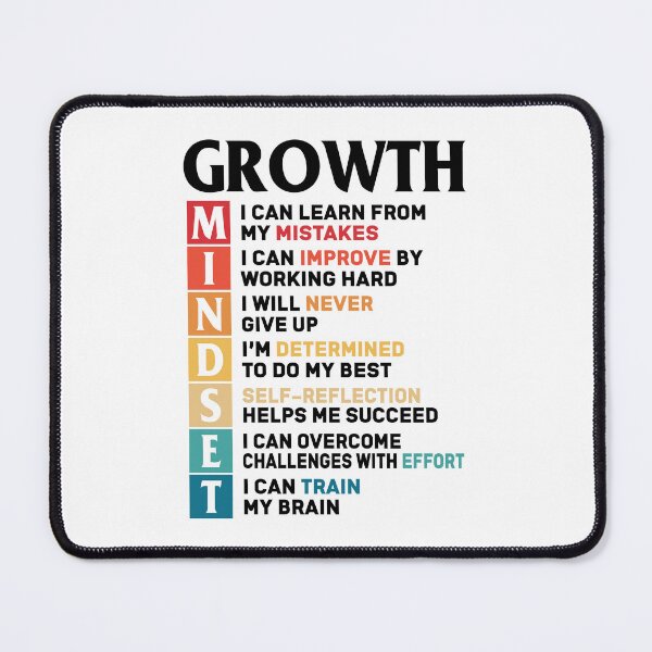 Item preview, Growth Mindset Definition - Motivational Quote designed and sold by ScienceCorner.