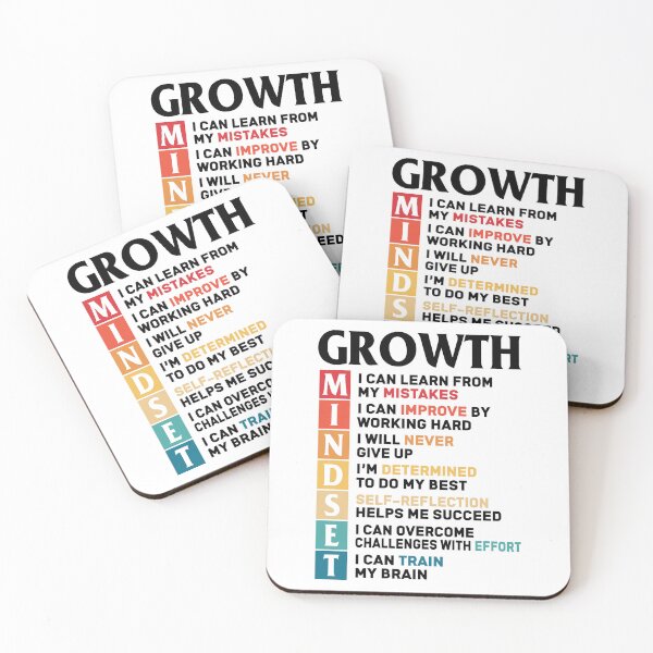 Item preview, Growth Mindset Definition - Motivational Quote designed and sold by ScienceCorner.