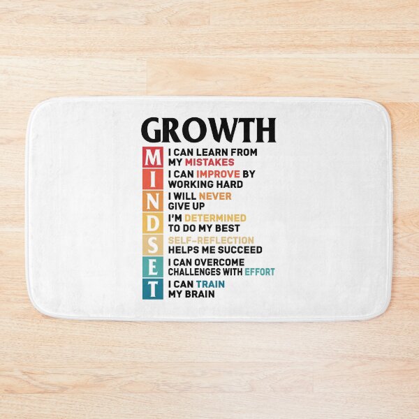 Item preview, Growth Mindset Definition - Motivational Quote designed and sold by ScienceCorner.