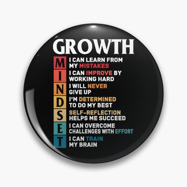 Item preview, Growth Mindset Definition - Motivational Quote designed and sold by ScienceCorner.