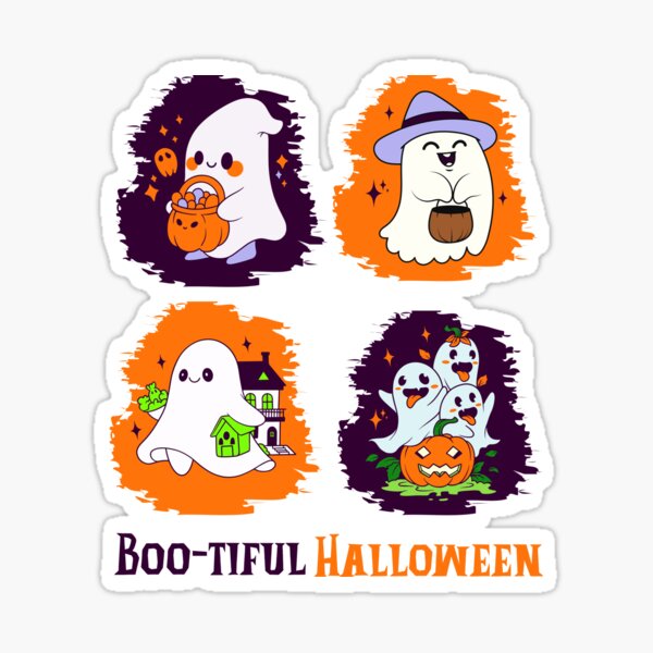 Item preview, Boo-tiful Halloween Ghost – Cute & Spooky Design designed and sold by Tee Nook Store.