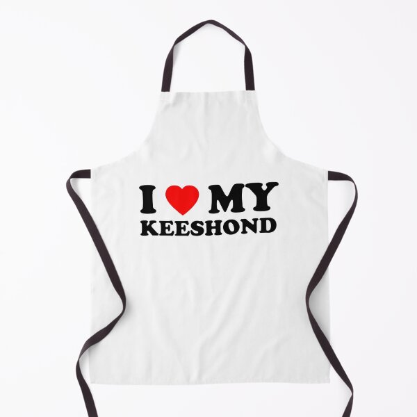 Item preview, I Love My Keeshond Heart Dog Gift designed and sold by Guarddogdrive.