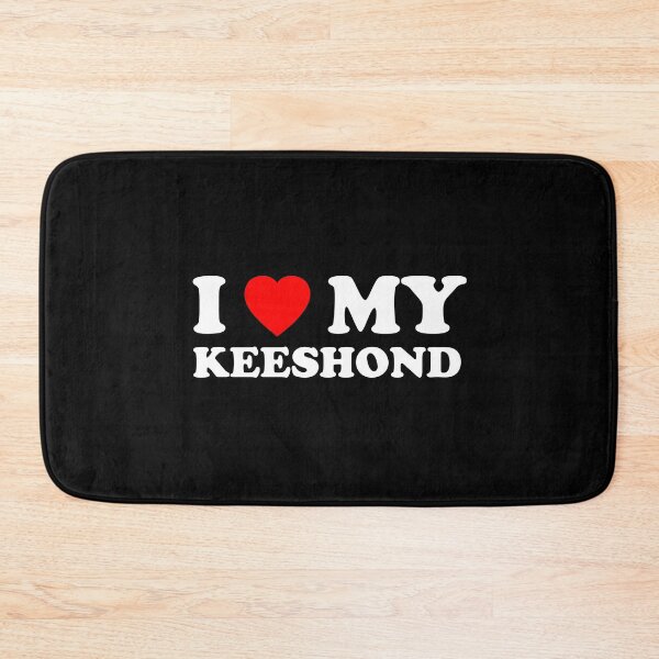 Item preview, I Love My Keeshond Heart Dog Gift designed and sold by Guarddogdrive.